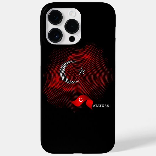 Türkei-Flagge Case-Mate iPhone Hülle (Rückseite)