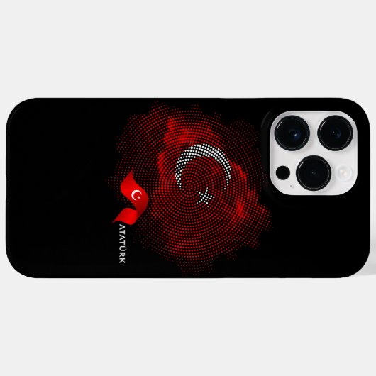 Türkei-Flagge Case-Mate iPhone Hülle (Rückseite (Horizontal))