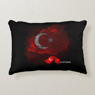 Türkei-Flagge Dekokissen