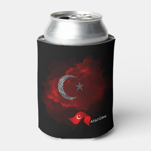 Türkei-Flagge Dosenkühler (Kanne Vorderseite)