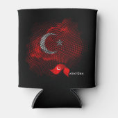 Türkei-Flagge Dosenkühler (Vorderseite)