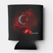 Türkei-Flagge Dosenkühler (Rückseite)
