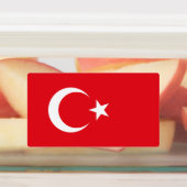 Türkei-Flagge Etiketten (Befestigt)