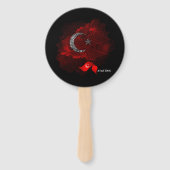 Türkei-Flagge Fächer (Vorderseite)