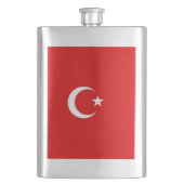 Türkei-Flagge Flachmann (Vorderseite)