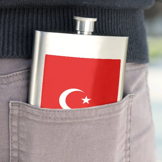 Türkei-Flagge Flachmann (Beispiel)
