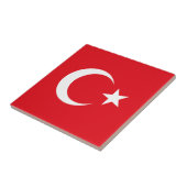 Türkei-Flagge Fliese (Seite)