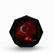 Türkei-Flagge Fotoblock (Vorderseite)
