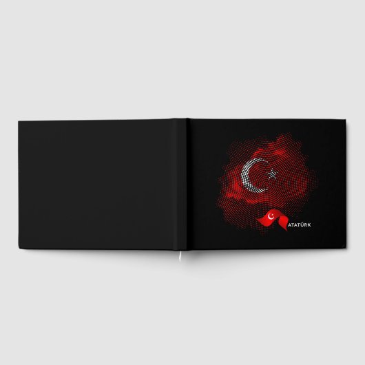 Türkei-Flagge Gästebuch (Voll)