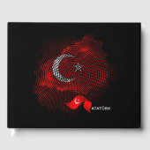 Türkei-Flagge Gästebuch (Vorderseite)