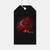 Türkei-Flagge Geschenkanhänger (Vorderseite)