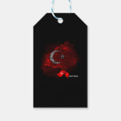 Türkei-Flagge Geschenkanhänger (Rückseite)