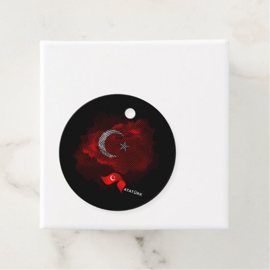 Türkei-Flagge Geschenkanhänger (Beispiel)