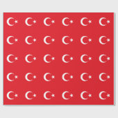 Türkei-Flagge Geschenkpapier (Flach)