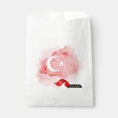Türkei-Flagge Geschenktütchen (Vorderseite)