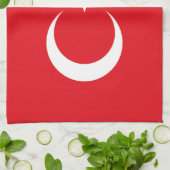Türkei-Flagge Geschirrtuch (Gefaltet)