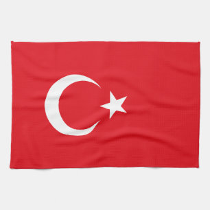 Türkei-Flagge Geschirrtuch