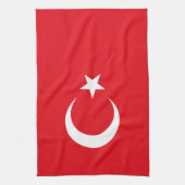 Türkei-Flagge Geschirrtuch (Vertikal)