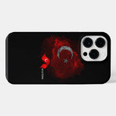Türkei-Flagge iPhone Hülle (Rückseite (Horizontal))
