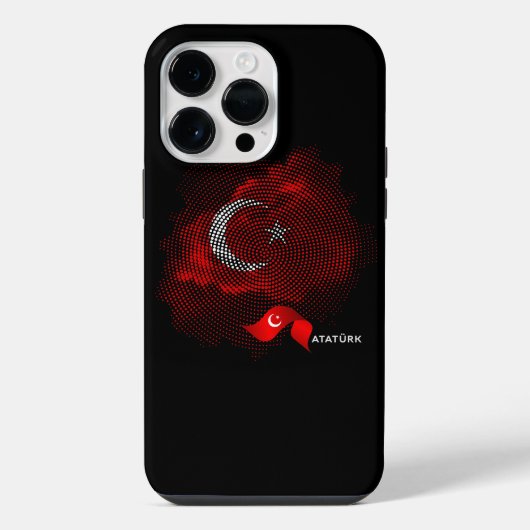 Türkei-Flagge iPhone Hülle (Rückseite)