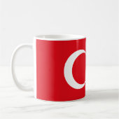 Türkei-Flagge Kaffeetasse (Links)
