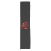 Türkei-Flagge Kurzer Tischläufer (Vorderseite)