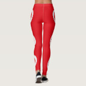 Türkei-Flagge Leggings (Rückseite)