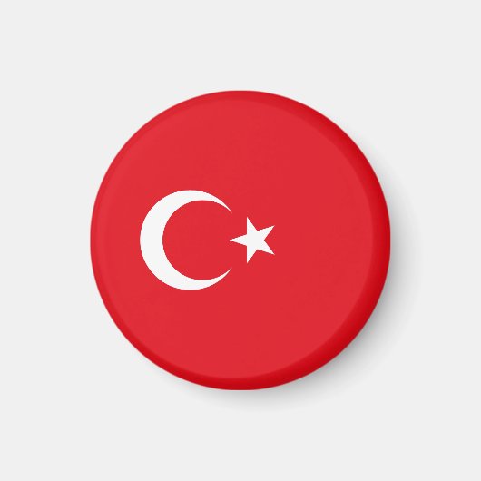 Türkei-Flagge Magnet (Vorne)