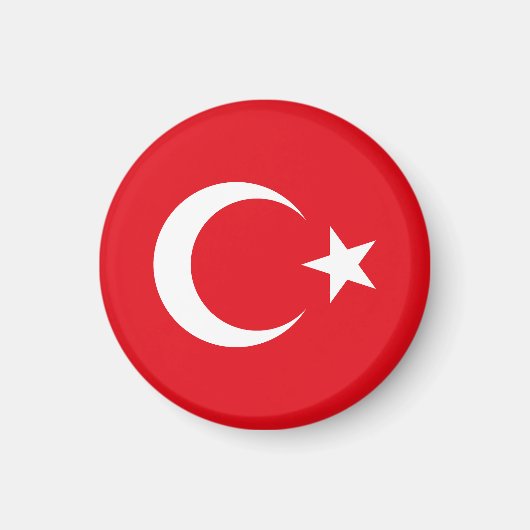 Türkei-Flagge Magnet (Vorne)
