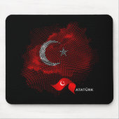 Türkei-Flagge Mousepad (Vorne)