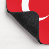Türkei-Flagge Mousepad (Ecke)