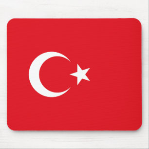Türkei-Flagge Mousepad