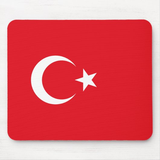 Türkei-Flagge Mousepad (Vorne)