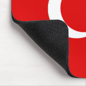 Türkei-Flagge Mousepad (Ecke)