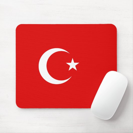 Türkei-Flagge Mousepad (Mit Mouse)