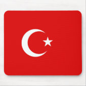 Türkei-Flagge Mousepad (Vorne)