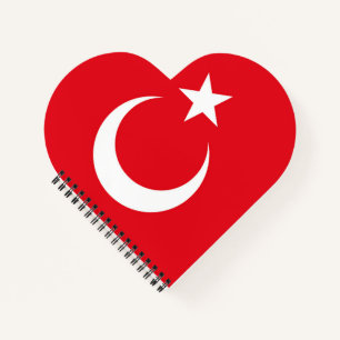 Türkei-Flagge Notizblock
