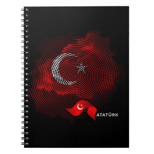 Türkei-Flagge Notizblock (Vorderseite)