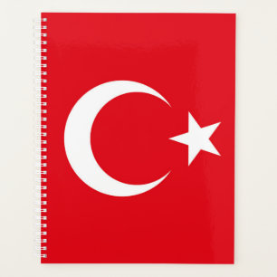 Türkei-Flagge Planer