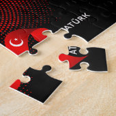 Türkei-Flagge Puzzle (Seite)