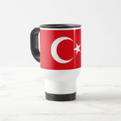 Türkei-Flagge Reisebecher (Vorderseite Links)