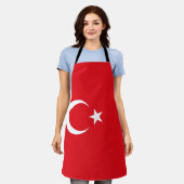 Türkei-Flagge Schürze (Getragen)
