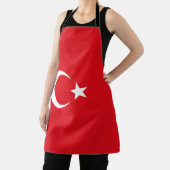 Türkei-Flagge Schürze (InSitu)