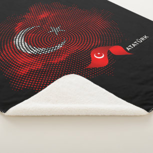 Türkei-Flagge Sherpadecke