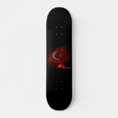 Türkei-Flagge Skateboard (Vorne)