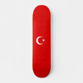 Türkei-Flagge Skateboard (Vorne)