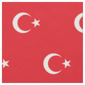 Türkei-Flagge Stoff (Nahaufnahme)