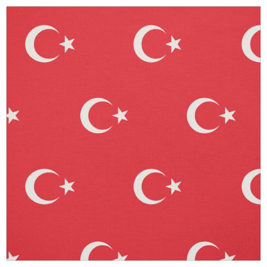 Türkei-Flagge Stoff (Muster)