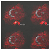 Türkei-Flagge Stoff (Muster)
