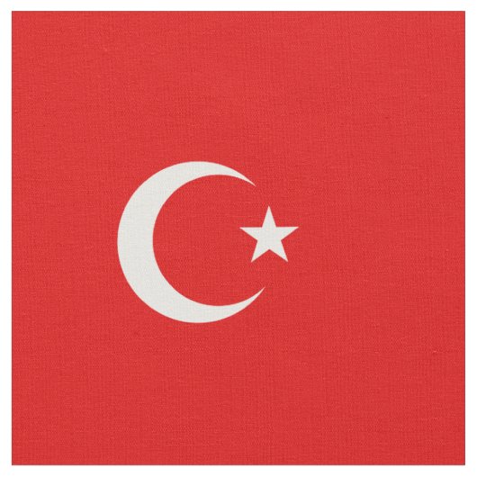 Türkei-Flagge Stoff (Nahaufnahme)